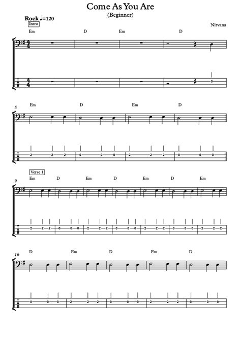 come as you are bass tab|come as you are bass chords.